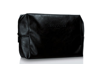TROUSSE DE TOILETTE EN SIMILICUIR | NOIR